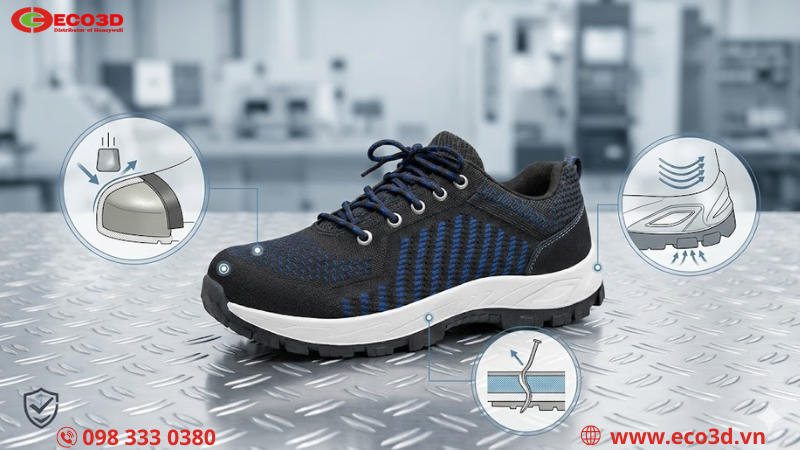 Tiêu chuẩn an toàn SB/S1/S1P trên giày bảo hộ là gì?